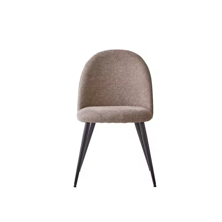 Silla de comedor San Marco XS-2757 tela beige 72x51x58 cm - 1
