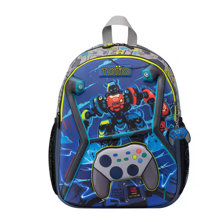 Totto Mochila infantil Monark  -Dimensiones:30 x 40 x 11 cm-Material: Poliester - 1