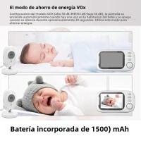 Monitor De Bebé Con Cámara 3.5 Pulgadas Mejor Que VB603 LCD Babysitter Electrónico Sin Cable Audio Bidireccional Video Nanny Radio - details 10