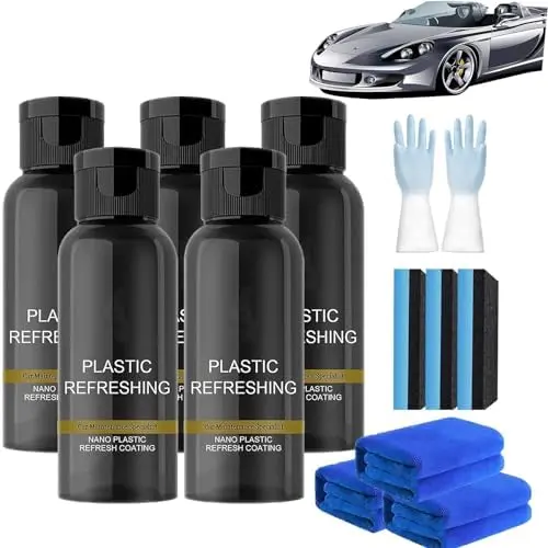 Revitalizante de plástico, Agente de recubrimiento revitalizante de plástico, Refrescante de plástico, Recubrimiento refrescante de nanoplástico (30 ml-5 piezas) - 1