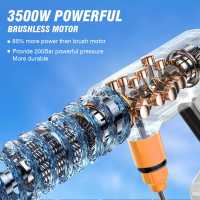 200Bar 3500W Brushless Electric High Pressure Washer 6-in-1 Car Washing Garden Water Gun for Makita 18V Battery Spray Gun - details 3