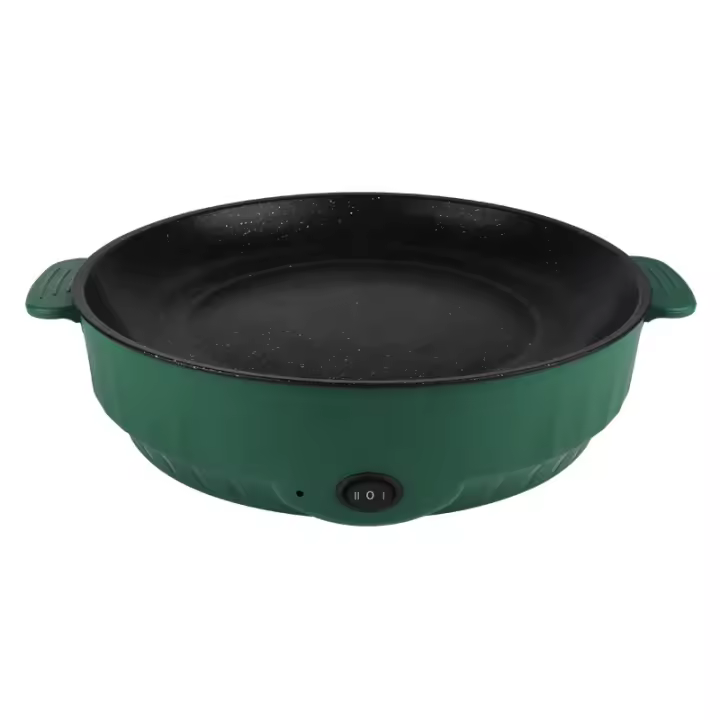 Multi Cocina Eléctrica 220V Sartén De Frying No Adhiere Para Barbacoa Pescado Carne Huevo Máquina De Cocinar En Casa - 1