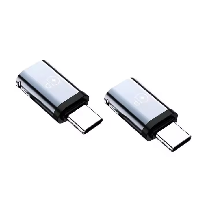 2 Unidades Adaptador para Lightning a USB-C, Compatible con iPhone 15 Series/Samsung y Otros Dispositivos Tipo C, Soporta Transferencia de Datos, No Diseñado para Carga Rápida/OTG/Apple - 1