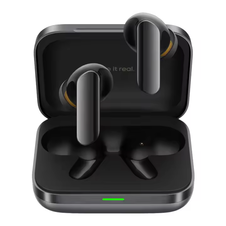 Auriculares - realme Buds Air 7 Pro, versión UE, AI Traductor en Vivo, Aviatio diseño de aluminio, 53dB Cancelación de ruido en tiempo real, Cancelación de ruido profundo AI de 6 micrófonos, Hasta 48 horas de reproducción,  IP55 - 1