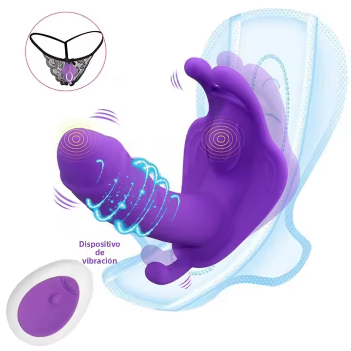 Vibrador De Conejo Remoto Pantalones Usables Estimulador De Clit Masturbación Para Mujeres Juguete Sexual Con Vibración G-Spot Silicone USB - 1