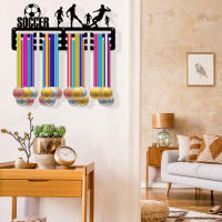 Soporte De Medallas Deportivas Para Jugador De Fútbol 1Pc Estante De Pared Montado Para Exponer Medallas Y Trofeos Decoración Para El Hogar Y Salón - details 4