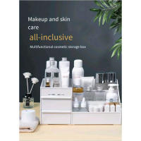 Mesa De Maquillaje Con Gran Capacidad De Escritorio Y Almacenamiento En Cajones Para El Versátil Almacenamiento De Productos De Cuidado De La Piel Y Cosméticos - details 0