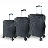 DreamTravel Juego de Maletas a Rayas (20"+24"+28") - ABS Liviano con Ruedas 360° Silenciosas, 7 Colores Vibrantes ¡Perfecto para Viajes Familiares y Aventuras! - details 1