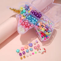 Kit De Manualidades Para Niñas: Encantador Kit De Cuentas De Arcilla Polimérica En Forma De Unicornio Y Conejo Para Crear Pulseras Y Collares Accesorios De Joyería DIY Regalo Divertido - details 0