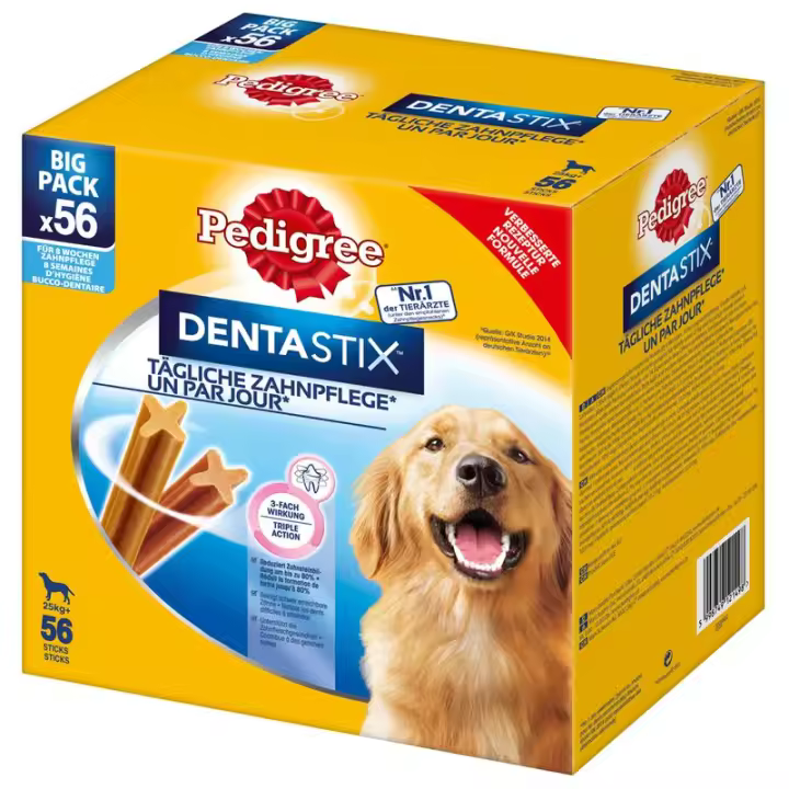 Dentastix Daily Oral Care Snacks para Perros Grandes - 56 Unidades - 1