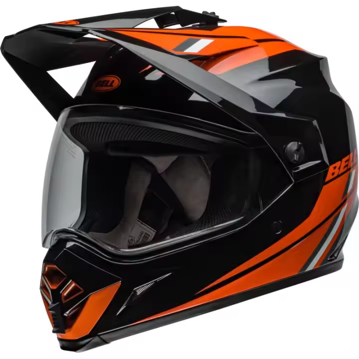 Casco BELL MX-9 Adventure MIPS - Alpine Gloss Black/Orange TALLA XL - 1