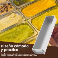 Parrilla Para Tarta Rectangular Antideslizante Molde Para Tiramisú Y Queso Cheesecake De Aleación De Aluminio Herramientas De Hornear Para Postres - details 4