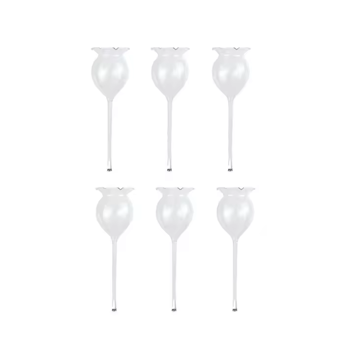 piezas de globo de riego automático para plantas, bombilla de agua de vidrio transparente soplado a mano para interiores - 1