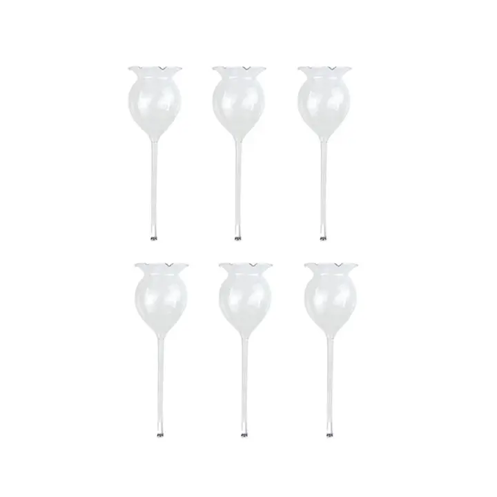 piezas de globo de riego automático para plantas, bombilla de agua de vidrio transparente soplado a mano para interiores - 1