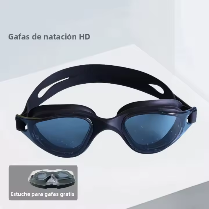 Gafas De Natación Profesionales Ajustables Para Hombres Y Mujeres Protección UV Antiniebla Impermeables Lentes De Poliuretano - 1