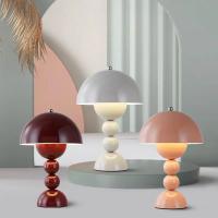 Lámpara De Mesa LED Nórdica Con USB Luz Nocturna Regulable De Flores Para Decoración De Habitación Dormitorio Y Sala De Estar - details 13