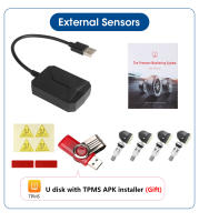 Sistema De Monitoreo De Presión De Neumáticos USB Para Android Con Alarma Y Pantalla Internos Sensores 4-5 Para Coche Navegación Radio - details 26