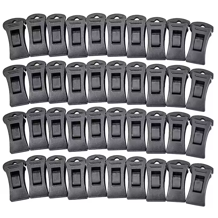 40 pinzas para calcetines con gran fuerza de sujeción, antideslizantes, prácticas para colgar en el armario, suministros para el hogar - 1