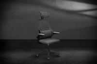 Mars Gaming MGC-ERGOPRO, Silla Ergonómica Profesional, Soporte Lumbar Activo, Malla Transpirable, Altura Ajustable 120-130cm, Reposabrazos Abatibles, Reposacabezas Regulable, Silla de Oficina, Silla de Escritorio Negra o Gris - details 1