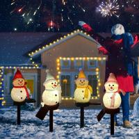 Luces Solares Para Jardín De Navidad En Forma De Payaso Decoración Exterior E Interior Luz LED Autónoma IP55 Para Ambientes Festivos - details 3