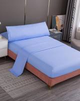 STARLEY-Sábanas lisos de verano,suave,3 Piezas,100%Poliéster,Incluye Funda de Almohada + Encimera + Bajera Ajustable,90cm hasta 150cm - details 1