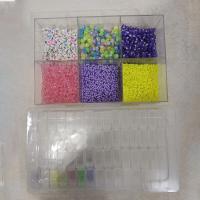 Caja Organizadora De Diamantes Y Encantos Para Pintura Caja De Almacenamiento Con 64 Ranuras Accesorios De Joyería Y Suministros De Arte - details 3