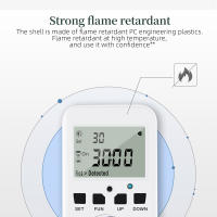 Tomacorriente Digital Multifuncional Con Temporizador Ciclo Programable Enchufe De Salida Con Interruptor 120V-60Hz 15A Con Enchufe UK/US/FR/EU - details 7