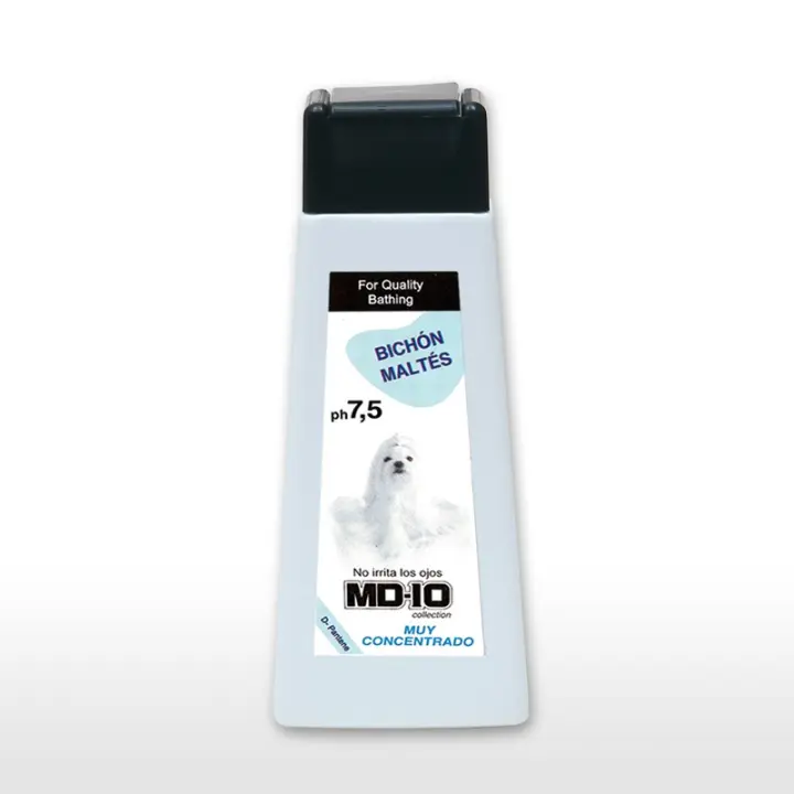 Champú Hidratante y Dermoprotector para Perros de Raza Bichón Maltes con Vitamina D-Pantenol - Recupera el Color Blanco - MD-10 COLLECTION - 1