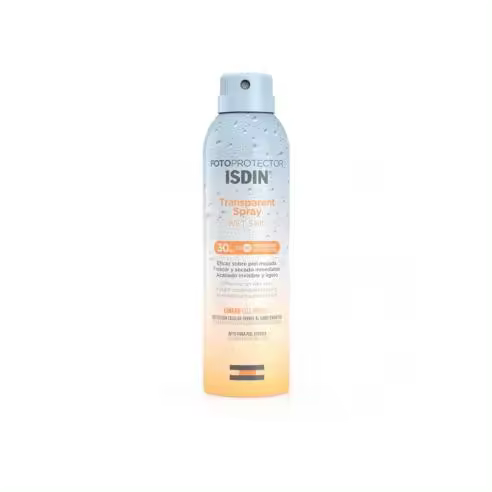 ISDIN FOTOPROTECTOR TRANSPARENT SPRAY WET SKIN SPF30 250ML - 1