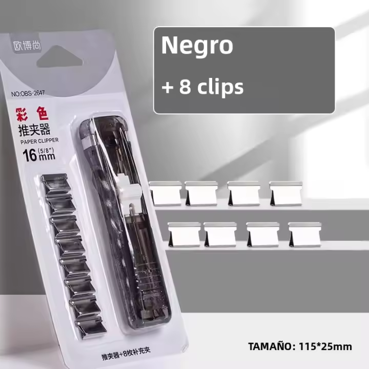 Nueva Estapadora Con Clip De Presión Y Distribuidor De Cinta Para Desmontaje Clamp De Estapadora Suministros De Escritorio Mini Tamaño Para Oficina - 1
