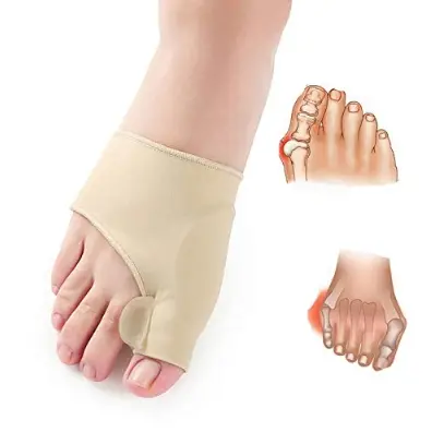 2 UDS. Calcetines ortopédicos para corrección de juanetes y Husos grandes, corrector de hallux valgus de silicona - 1