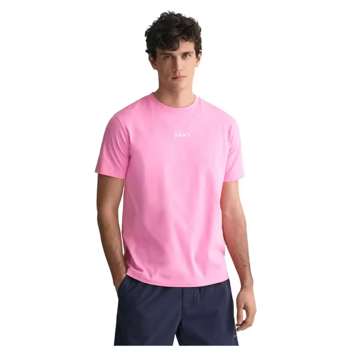 Gant Camiseta De Manga Corta 2003248 Rosa - 1