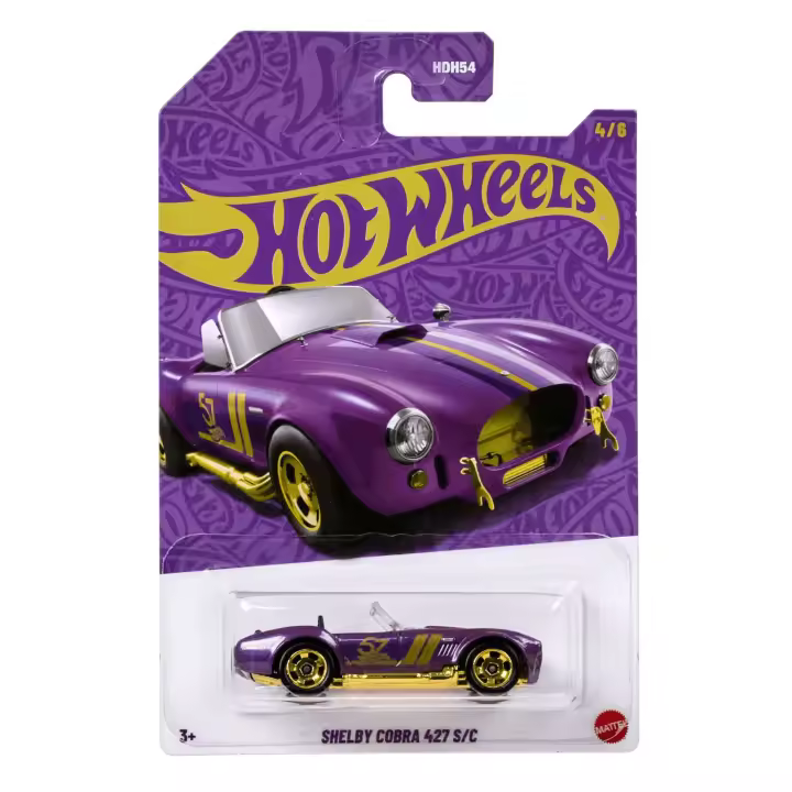 Hot Wheels Semi Premium Purple and Gold Series Shelby Cobra 427 S/C 4/6 - 1