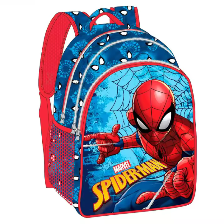 Mochila Spiderman Marvel 42cm. Mochila ergonómica con amplio espacio. Diseño resistente y versátil para llevar tus pertenencias con estilo. - 1