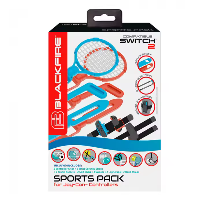 SPORTS PACK 14 en 1 BLACKFIRE Nintendo Switch 2 - PREVENTA - Lanzamiento 30/05/25 - 1