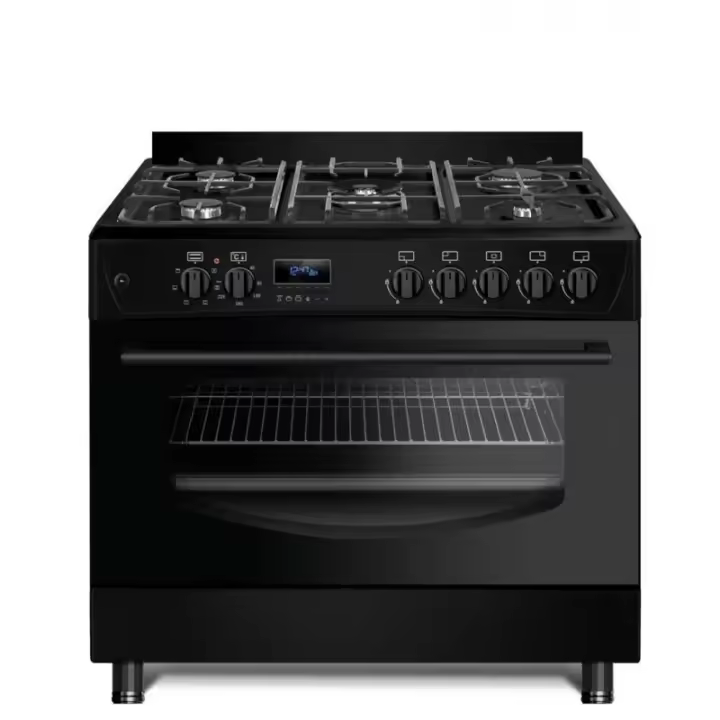 Cocina de gas/eléctrica KWGE-K90 CHEFF MODERN Negro - 1