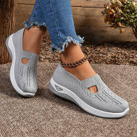 Zapatillas De Mujer Con Tacón Wedge Alta Calidad Zapatos Slip on Transpirables Mesh Corridas Deportivas Para Hombres Loafers Casual - details 13