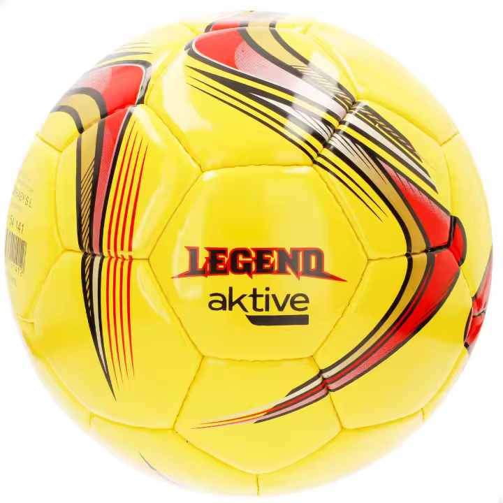 Aktive - Balón fútbol tamaño 5, cuero sintético resistente, costuras reforzadas y superficie optimizada, ideal para entrenamiento y partidos - 1