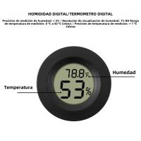 Mini Termómetro Digital Higrómetro 6~10PCS Rango De Medición -50~ +70°C Para Nevera Y Congelador Sensor De Temperatura Y Humedad Detector - details 11