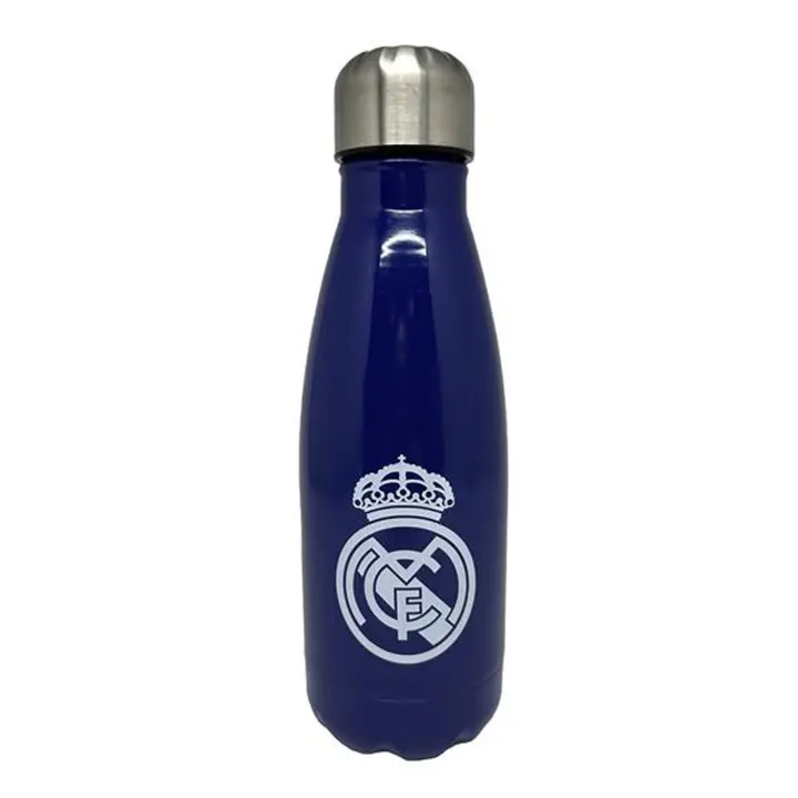Real Madrid Botella Agua Acero Inoxidable Equipos de Fútbol Real Madrid 550ML, Color Azul, Botella para Adultos y Niños, Regalo Cumpleaños - 1