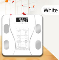 Escala De Peso Bluetooth Escamas Inteligentes Electrónicas BMI Análisis De Composición Precisión Alta Baño Negro Con Batería Medidor De Grasa Corporal - details 15