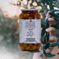 PALACIOS GUTIERREZ Aceitunas Partidas Aliñadas Tarro Vidrio 500 Gramos PALACIOS GUTIERREZ - details 0