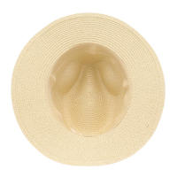 Sombrero De Paja De Verano Panama Tejido De Hierba Transpirable Estilo Europeo Y Americano Sombrero De Sol Para Playa Casual Para Mujeres - details 26