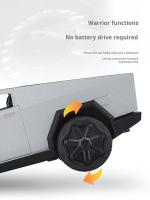Modelo De Coche De Aleación Cybertruck 1:32 Juguetes De Metal Para Niños Vehículos De Tierra Off-road Simulación Colección Regalos - details 3