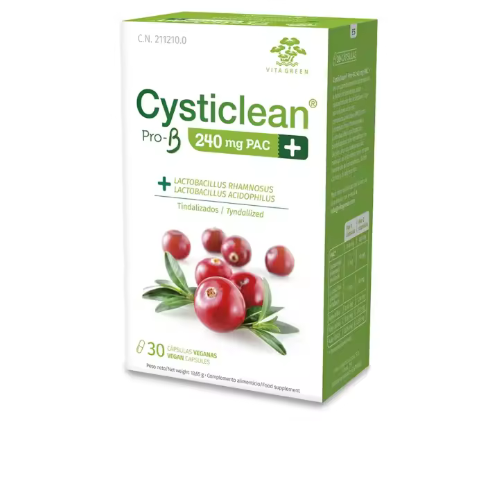 CYSTICLEAN PRO-B 240 MG PAC 6 LACTOBACILLUS 30 CAPS - 1