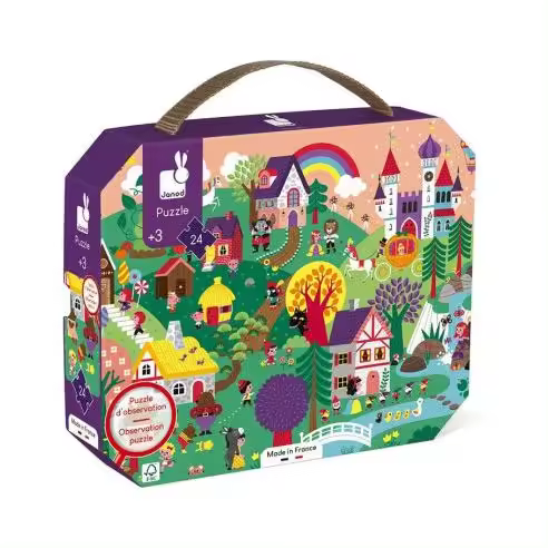 Puzzle Infantil de Observación Los Cuentos 24 Piezas - Janod 02646 JU02646 JANOD - 1