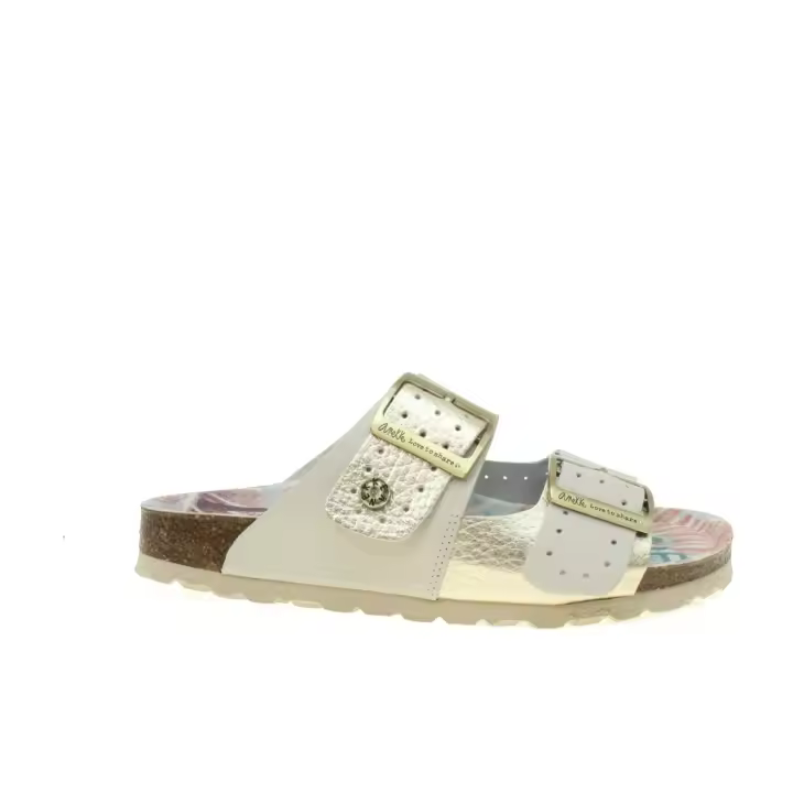 Anekke mod. 3871-721 - Sandalia bio metalizada multicolor de 2 hebillas - 1