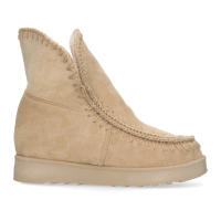 Davinia Shoes Botin Plano para Mujer, Estilo Australiano, Material Aterciopelado, Forrado de Pelo, de Punta Redonda. Shoes&Blues.es 882-Kaki - details 1