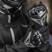 Moto Guantes De Montar jinete Moto Protección Capa Máscara Dura antideslizante resistant to desaste Guantes De Montar Dedo Largo - details 5