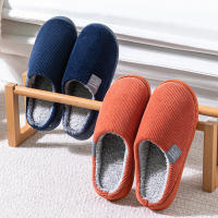 Tufo De Algodón Grueso Para Mujer Y Hombre Pantuflas De Interior Y Exterior Antideslizantes Y Cálidas Con Diseño Lindo Suela Gruesa Pantuflas De Invierno - details 5